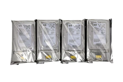Lot 4x HP 73GB 10K RPM Ultra-320 SCSI 3.5" HDD 289042-001 286714-B22 ST373207LC - Image 1 of 4