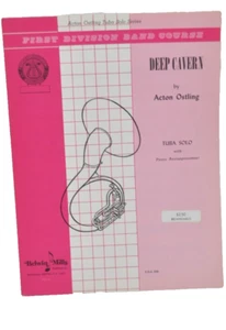 TUBA Solo Piece with Piano Sheet Music Belwin DEEP CAVERN BY Ostling - Picture 1 of 1
