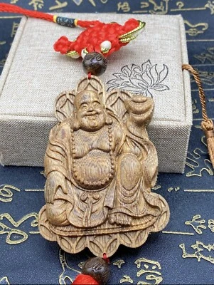 Pingente para carro, casa, escritório, madeira de ágar do Vietnã, ideia de presente - Imagem 1 de 3