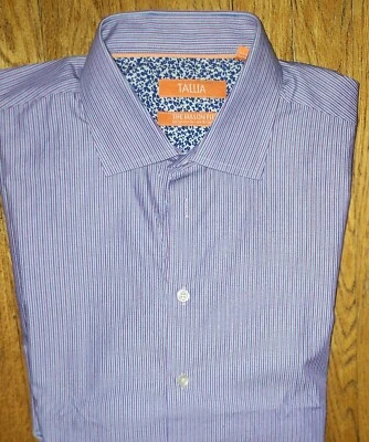 Para Hombres Nueva Camisa de Vestir Tallia Madson Fit 16.5-32/33 Rayas  Foto 1 de 4