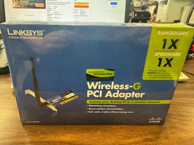 Linksys Wireless-G WMP54G 2.4GHZ, PCI Adapter - Image 1 of 2