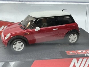 NEW - Ninco Mini Cooper Red/White 1/32 Scale Slot Car #50275 - MIB - Picture 1 of 3