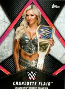 2018 Topps WWE Women's Division Women's Champion Insert #WC-25 Charlotte Flair - Picture 1 of 2
