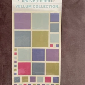 Mrs. Grossman’s Stickers 3 Sheets Decorative Sheer Vellum Scrapbooking Crafts - Picture 1 of 3
