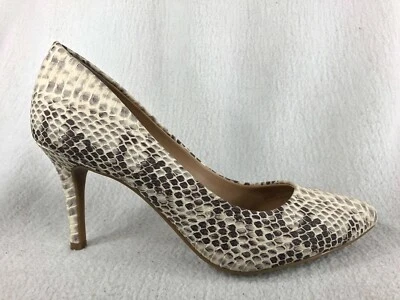 ¡NUEVO! Zapatos de salón Inc para mujer talla 6,5 M Zitah punta natural estampado de serpiente Foto 1 de 4