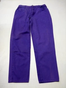 VINTAGE Brighton Blues Purple Size 13/14 High-Rise Medium Wash Mom Jeans  - Picture 1 of 5