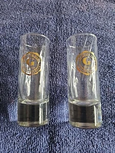 Goldschlager Shot Glasses Set di 2 Bicchieri Svizzeri alla Cannella con Logo - Foto 1 di 3