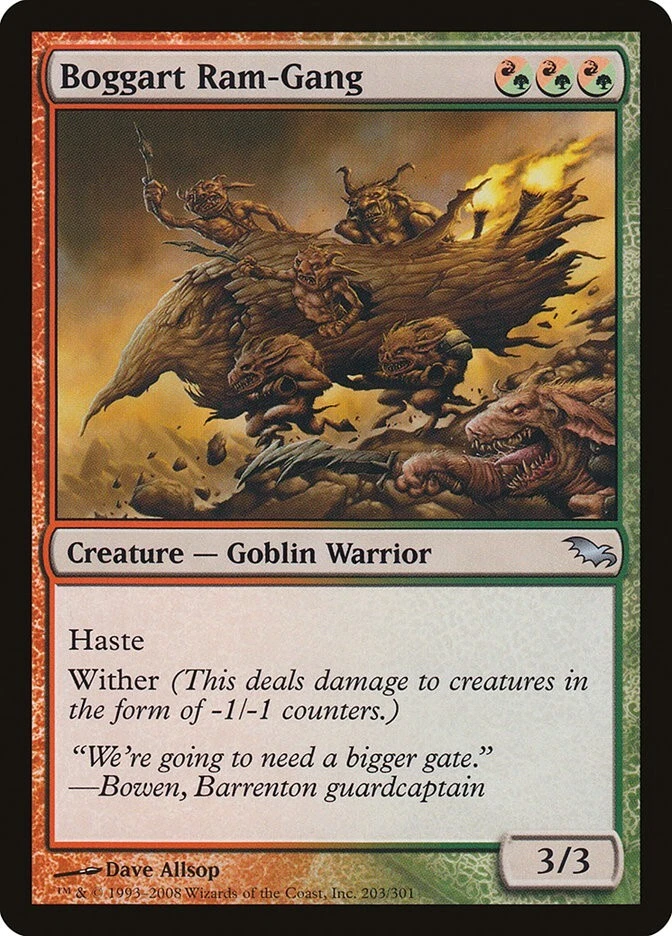 Shadowmoor Boggart Ram-Gang MTG Magic the Gathering NM - Image 1 of 1