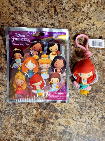 Disney Princess ARIEL 3D Figural Bag Clip Series 31 New Cover