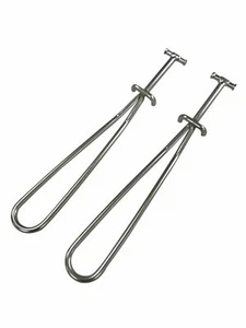 Manijas de barbacoa para barbacoas Sunshine de 6 mm de alta resistencia de acero inoxidable - Imagen 1 de 2
