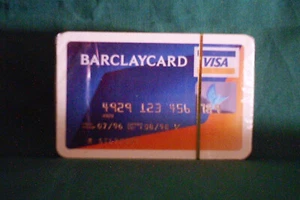Pack Of Mid 1990s Promotional Barclaycard Design Playing Cards Mint And Sealed - Picture 1 of 2