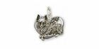 Schipperke Jewelry Sterling Silver Schipperke Charm Handmade Dog Jewelry SC5-AC