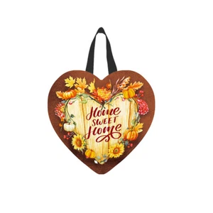 Colgador de puerta de madera Briarwood Lane Fall Home Sweet Home - Imagen 1 de 2