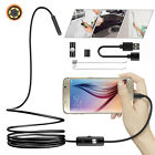 For Android Smartphone 1M/2M Snake Endoscope 5.5mm 6 LED Inspection Camera Scope