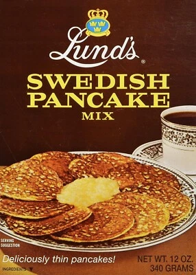 Lunds Pancake Mix, Swedish, 12 Oz  - Image 1 of 3