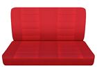 Rear bench seat covers only fits 1961-1968 Mercury Comet 2 door  solid red
