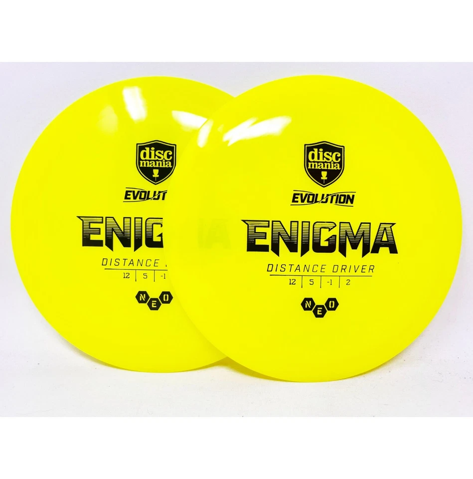Set of (2) Discmania Evolution Neo Enigma 175g Yellow Discs FREE SHIPPING 3 - Image 1 of 1