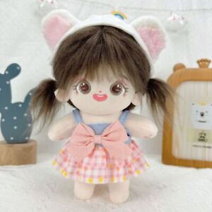 Cute Princess Dress Plush Dolls Clothes  20cm Cotton Doll/EXO Idol Dolls