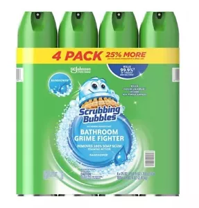 Scrubbing Bubbles Foaming Bathroom Cleaner, Rainshower (25 oz., 4 pk.) - Picture 1 of 8