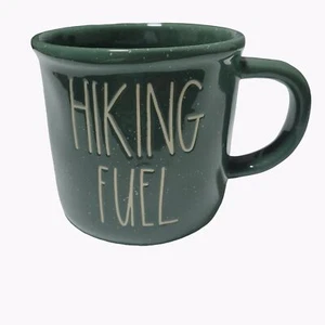 Rae Dunn Hiking Fuel Coffee Mug Ceramic Tea Cup Green Camping Adventure Artisan - Picture 1 of 4