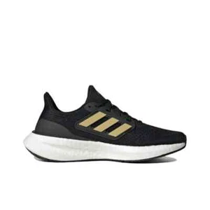 Adidas Running Shoes Women's 7 Black Gold Metallic PureBoost 23 ' - Picture 1 of 8