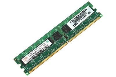 30R5151 IBM MEMORY 512MB 1RX8 PC2-4200E DDR2 - HYMP564U72BP8-C4 - Image 1 of 4