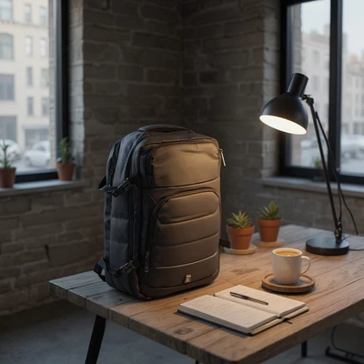 Großer Sportlicher Rucksack Schulrucksack Freizeit Wander Laptop schwarz - Bild 1 von 4