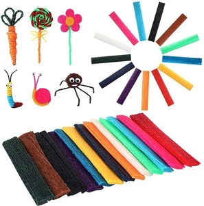 (M6H ) UPINS 1000PCS Wax Sticks, 13 Colors, DIY Craft Set with Storage Bag - Picture 1 of 9