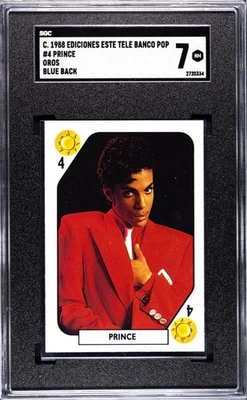 1988 Ediciones Este Tele Banco PRINCE SGC 7 Pop 1 highest HOF - Image 1 of 2