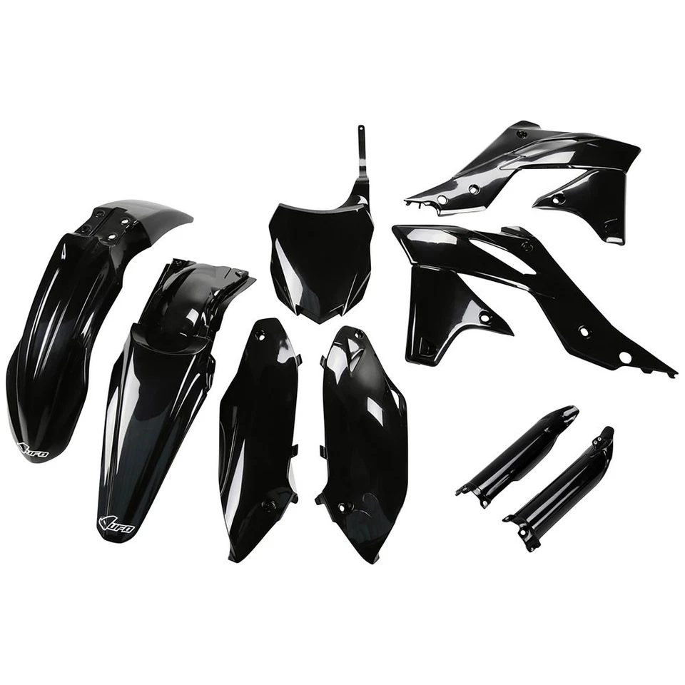 UFO Full Plastic Kit Black For Kawasaki KX250F 2013-2016 - Image 1 of 1