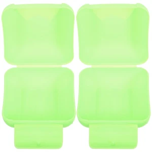 2 Pcs Soap Box Dishes Mini Travel Case Plastic Sealing Container - Picture 1 of 12
