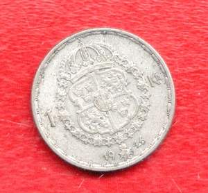 SWEDEN 1 KRONER 1946SILVER - Picture 1 of 2