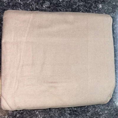 Colección Martha Stewart Franela SÁBANA PLANA CAL KING 100% Algodón Franela Beige Foto 1 de 3