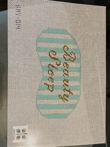 Máscara para dormir Patricia Sone lona punta de aguja pintada a mano  - Imagen 1 de 2