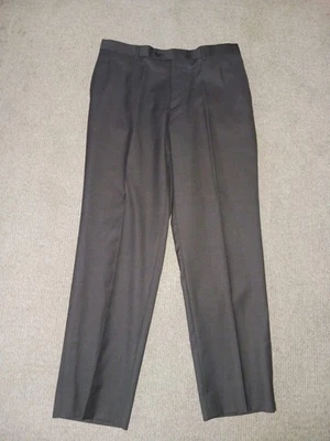 Angelo Rossi Mens Grey Suit Dress Pants 32x30 - Image 1 of 4