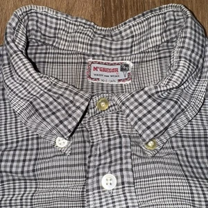 Vtg 50s 60s McGregor Shirt Mens 765 Wash and Wear MCM Mod Tunic Pullover Large - Picture 1 of 14