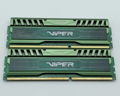 Kit of 2 Patriot Viper PV316G186C0KGN 16GB (2x8GB) 1866MHz UDIMM 1.5V - Image 1 of 3