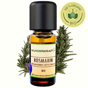 BIO Rosmarinöl, 100% naturreines ätherisches Haare Aromaöl von WUNDERKRAFT.bio