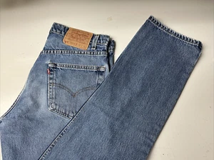 VINTAGE Levi Strauss 505 Jeans 32 X 36 Reg Fit Straight Red Tag 5-Pocket LL570 - Picture 1 of 9