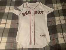 Majestic Boston Red Sox #19 Josh Beckett Home Jersey Size 40 2007 World Series