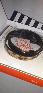 ¡RARO! Keep Collective SOLO AZAFATA PIEL DE LEOPARDO/GUARDIÁN DOBLE VIAJERO, ¡NUEVO EN PAQUETE! - Imagen 1 de 2