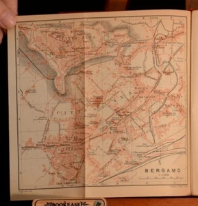 1913 Italie Septentrionale Manuel du Voyageur Karl Baedecker Maps French - Picture 1 of 7