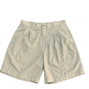 Half Moon Bay Men's Golf Shorts Sz 36 Khaki Olive - Imagen 1 de 10