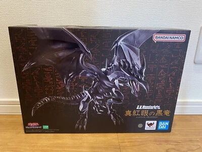 BANDAI S.H.MonsterArts Yu-Gi-Oh Red Eyes Black Dragon Action Figure JAPAN - Image 1 of 4