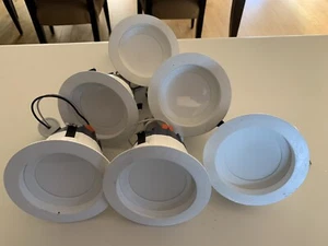 Sylvania LED Recessed 4" 50W Equivalent 5000K Daylight Downlight Kit - Picture 1 of 4