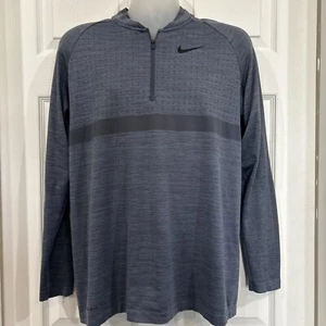 Nike Golf Men M Flex Vapor Knit 1/4 Zip Performance Jersey Top Sweater Pullover - Picture 1 of 13