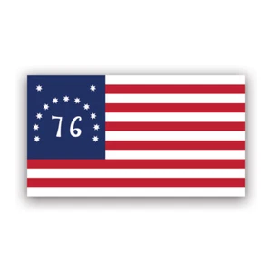 Bennington Flag Sticker Decal - Weatherproof - american revolution - Foto 1 di 4