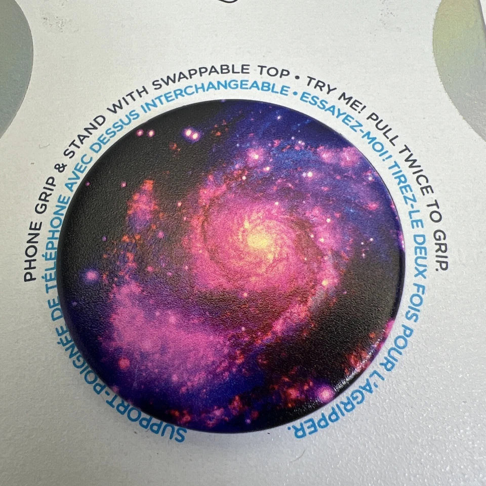 PopSockets Spiral Galaxy Phone Grip Hold Phone Outer Space - Image 1 of 4