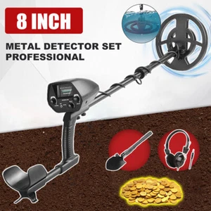 Heavy Duty Metal Detector & Gold Detector with 7.8" inch 7.8 kHz Waterproof Coil - Picture 1 of 12