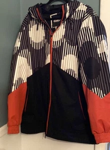 Nike 6.0 Piano By Akroe Snowboard Jacket - XXL -red/black - Picture 1 of 11